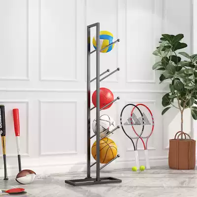 Home basketball football storage shelf volleyball badminton racket equipment rack finishing place space display rack
