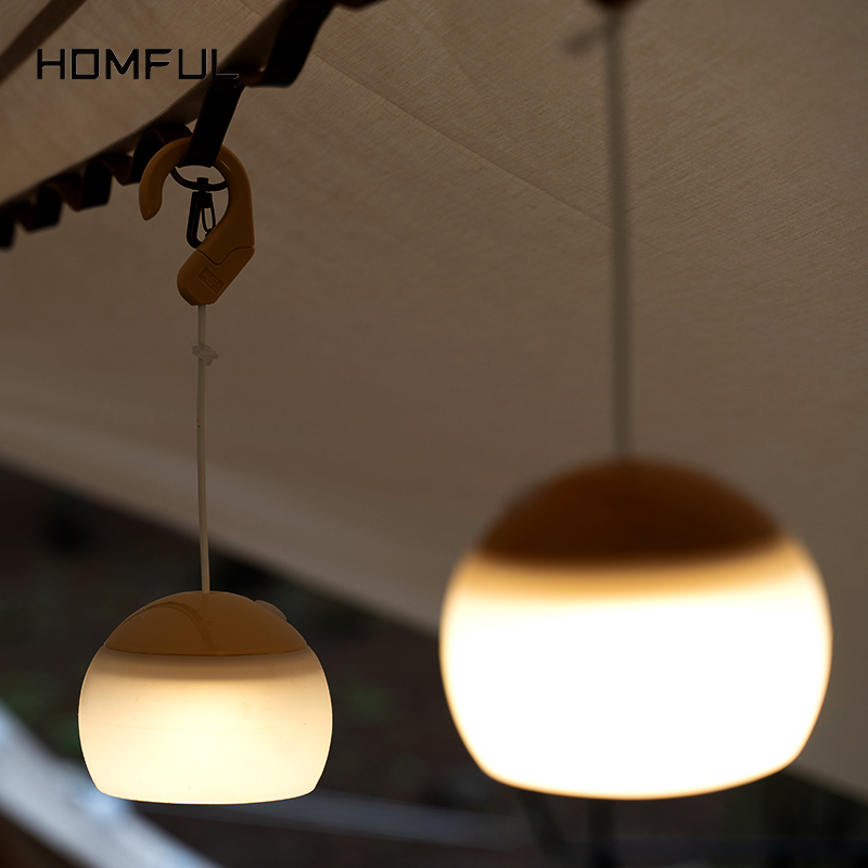 HOMFUL Haofeng Outdoor Camping Atmosphere Light Lantern Flower Tent Light LED Camping Light Lighting Camp Light