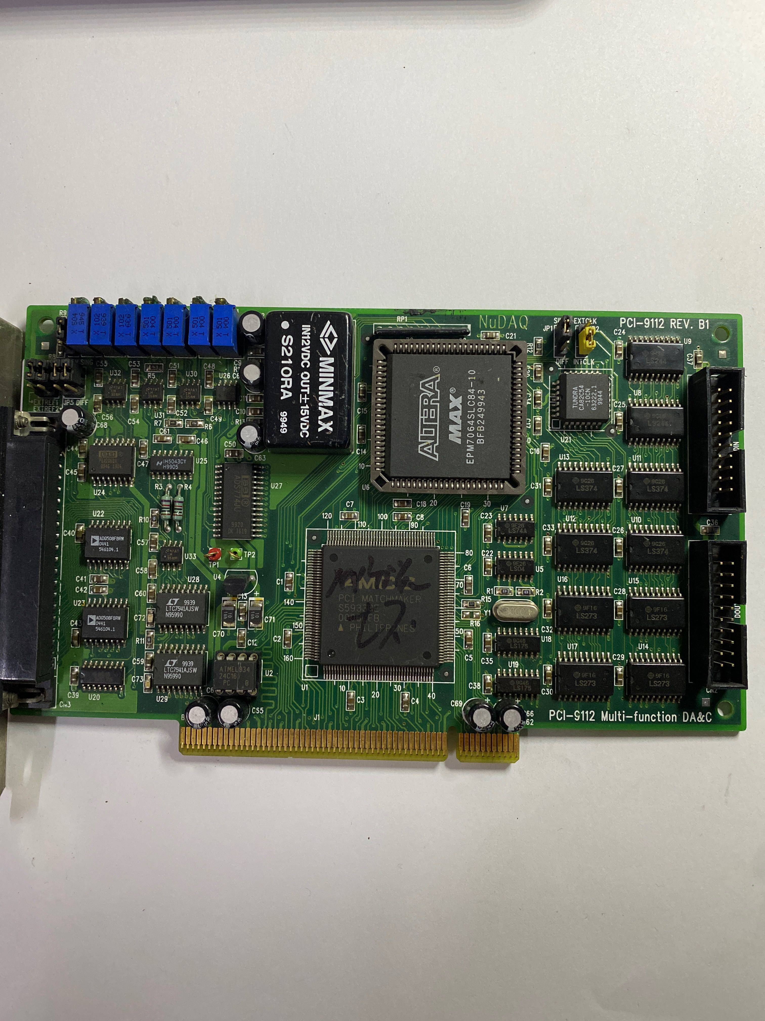 ADLINK Linghua NuDAQ PCI9112 REV B1 Multi-functional data mining set card color new spot