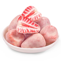 Selected Internet celebrity freeze-dried strawberry milk balls non-chocolate whole dried strawberries casual office snacks dried fruits