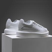 White Tail Mckunpa Small White Shoes Woman 2021 New Summer Thick Bottom Genuine Leather Pine Pastry Shoes Casual 100 Hitch Khun Board Shoes