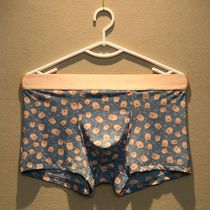 Printed mens underwear ice silk cool summer breathable boxer briefs cartoon cute youth sexy boxer briefs trend