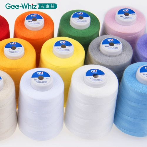 203 Джинсовая линия джинсовая джинсы швейная нить выделенная грубая нить домашняя швейная машина черно -белая линия группы пагоды линия