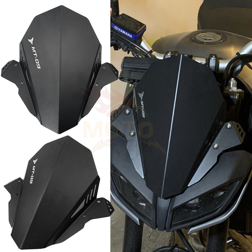 Suitable for yamaha Yamaha MT09 FZ09 13-20 years modified accessories front windshield windshield hood