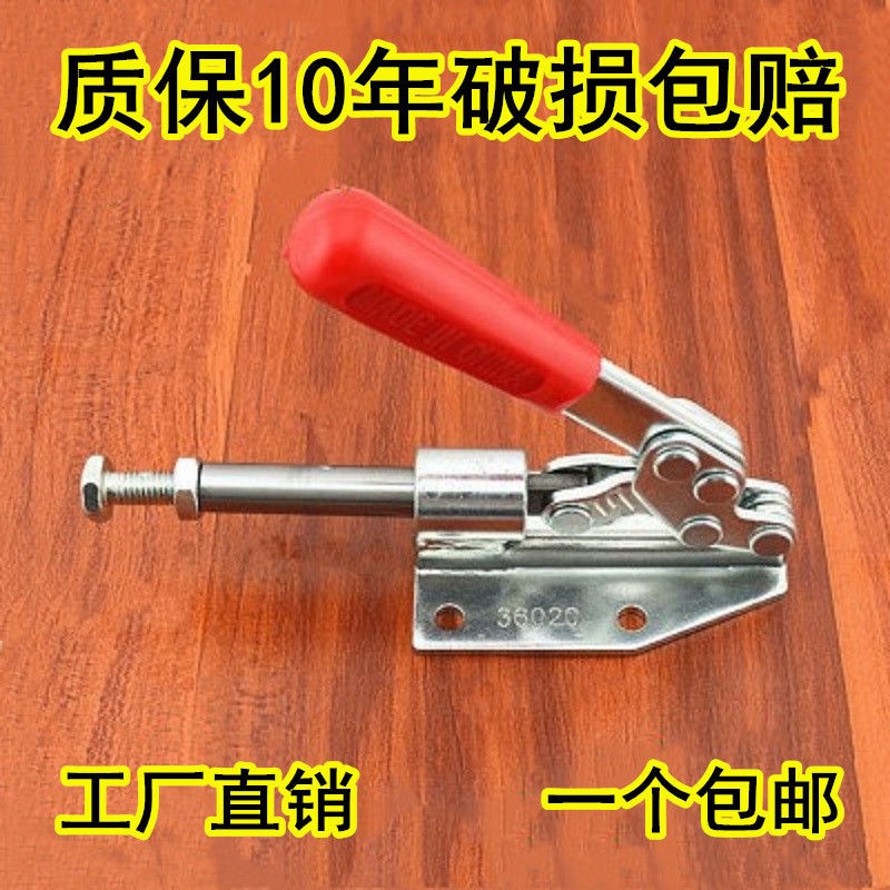  Push table saw leaning against the mountain ruler Push Bench Saw Accessories Woodwork Guide Quick Clamp Head Press Pliers Tooling Push-and-pull Type