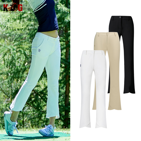 Korean export trousers ladies quick-drying women's trousers golf flared trousers elastic black spring and autumn new Korean version sports pants