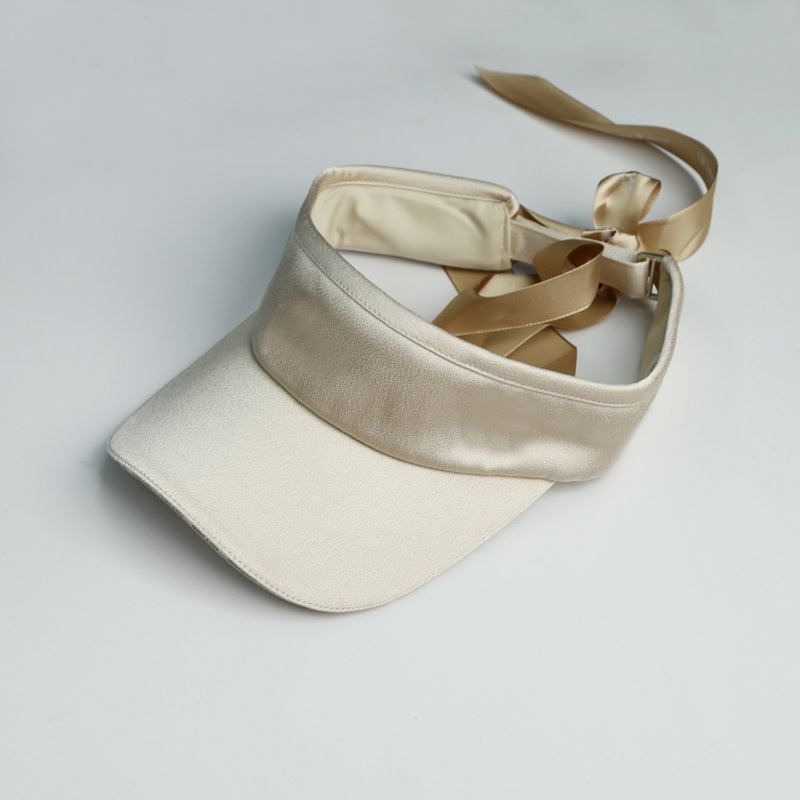 Spring and summer new sunscreen hat outdoor sports ribbon hat golf hat topless hat tide tennis running hat