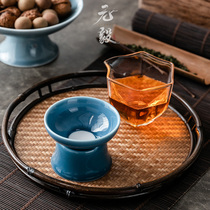 Tea leak Tea leak Ceramic creative tea filter net Tea maker Tea filter holder Tea set accessories