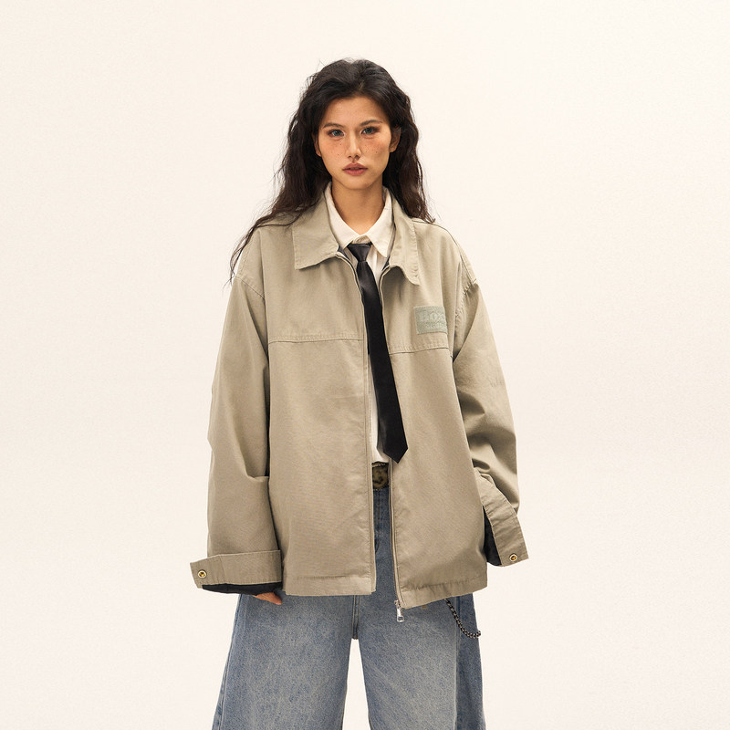 [Peac] American-Style Barnfit Workwear Jacket for Men and Women, Versatile High-End Wellington Jacket