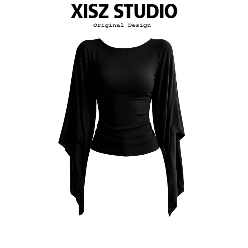 Minimalist Design Black Boat Neck Sleeveless Top for Women, New Autumn Style, Versatile, Waist-Cinching, Slimming, Skin-Friendly, Breathable T-Shirt Minimalist Design Black Boat Neck Sleeveless Top for Women, New Autumn Style, Versatile, Waist-Cinching, Slimming, Skin-Friendly, Breathable T-Shirt