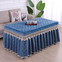 Bake quilt fire table cover thickened cotton electric fire square light luxury heating table mahjong machine baking fire rack