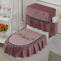 Toilet mat in the spring and autumn zuo bian tao U-shaped increase waterproof cover high-grade toilet sets three sets of four seasons universal zipper