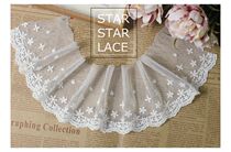 wide 8cm lace embroidered lace accessories diy headwear accessories cloth accessories cloth art splicing material lace lace material