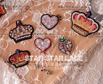 Exquisite high-grade clothing patch cloth decorative material accessories DIY handmade shoes bag accessories badge materials accessories