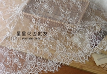 Wide 1 5 m long 3 m European style eyelash lace fabric clothing wedding gown lace fabric lace Fabric