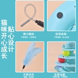 Кошачья игрушечная самостоятельная артефакта кошачьего поворотного стекла макарон -кошачьи кошечко