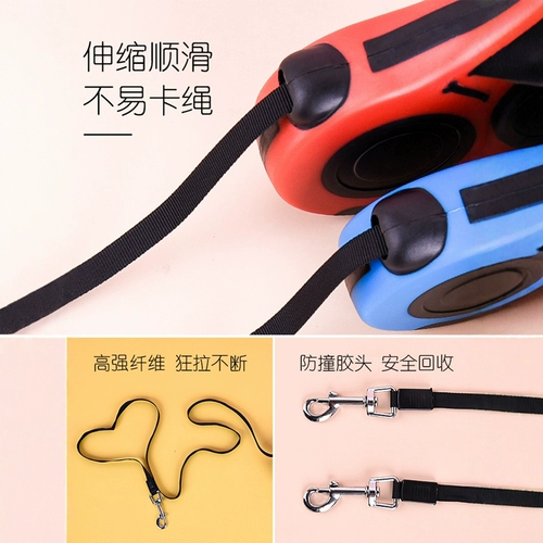 Поводок для собак, автоматический втягивающийся поводок для собак, противосрывной, специально для собак мелких и средних размеров, Тедди Корги