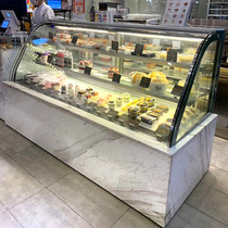 Cake cabinet refrigerated display cabinet commercial mousse deli dessert fruit freezer air-cooled desktop small fresh-keeping Cabinet