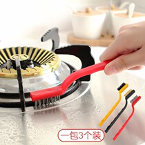 Japanese gas stove cleaning brush 3 kitchen supplies range hood stove cleaning tool wire small brush