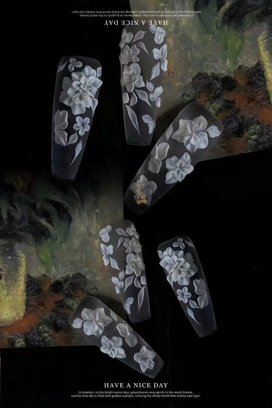 Fingertipworker｜Tian Ye's Floral Collection Nail Art Templates (Versatile Styles)