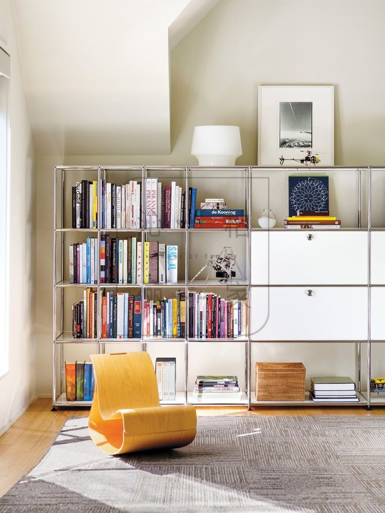 Light luxury module modern combination TV cabinet net red medieval living room minimalist stainless steel decoration Korean style storage cabinet