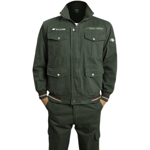 Осенний хлопковый износостойкий камуфляжный зимний комбинезон, защита от ожогов, делается под заказ