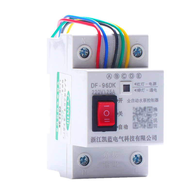 Water Level Control Sensor Df-96D Water Tower Water Well Pool Water Pump Automatic Pumping Intelligent Power Control Switch
