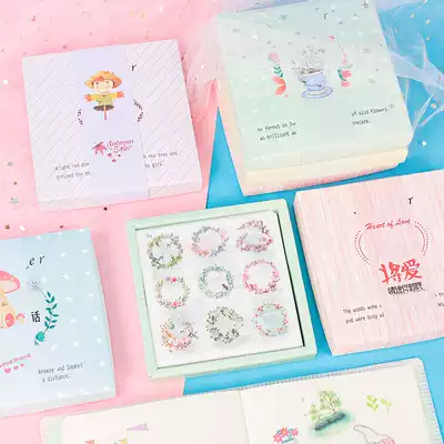 DIY photo album growth book decoration tools creative and paper stickers cute hand account stickers children's commemorative book making materials