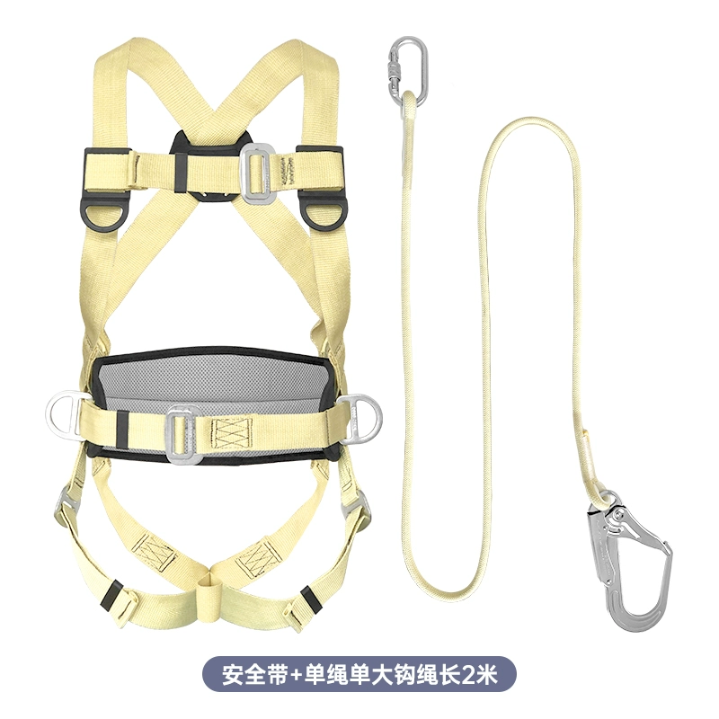 Đai an toàn chống cháy Aramid Kevlar chịu nhiệt độ cao hóa dầu năm điểm Dây an toàn độ cao thợ điện chống rơi đai an toàn dây đai an toàn toàn thân 1 móc 
