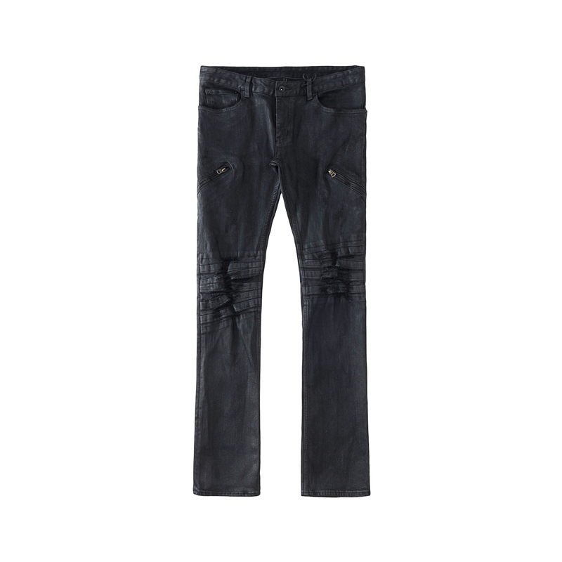 Torn Paradise Tear Lgb Black Waxed Distressed Ripped Low-Rise Skinny Jeans Trousers Skinny Torn Paradise Tear Lgb Black Waxed Distressed Ripped Low-Rise Skinny Jeans Trousers Skinny