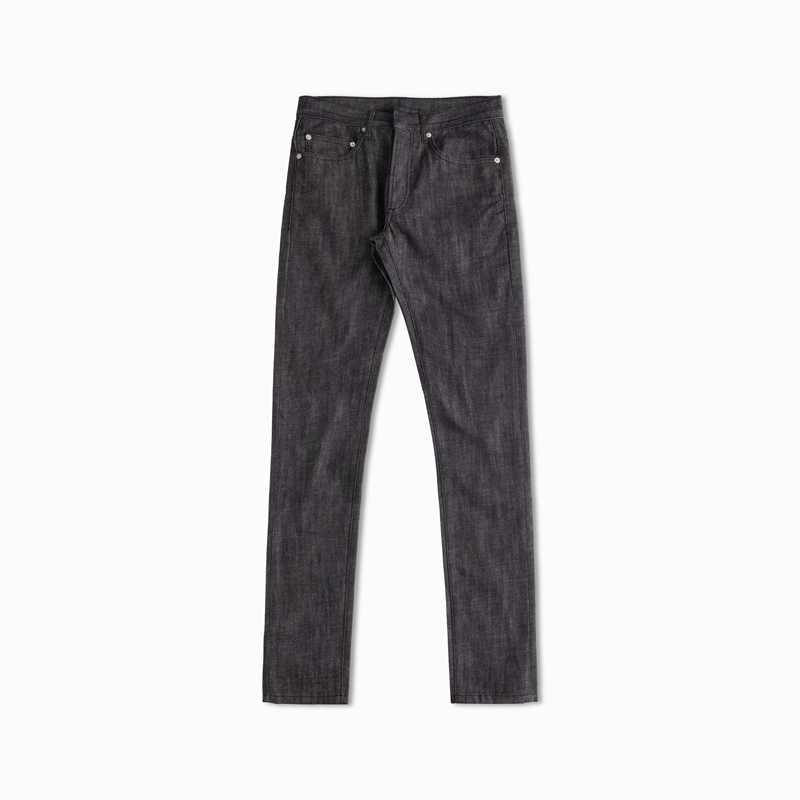 Tear Paradise Tear Dh Original Cow 13 oz Slim Straight Black Denim Pants Skinny Hediboy