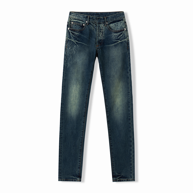 Tear Paradise Tear Dh Spider Web Pants Blue Slim Fit Washed Jeans Hediboy Skinny