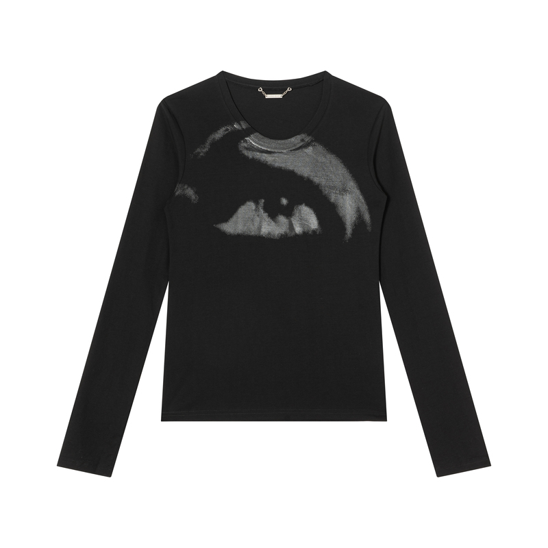 Tear Paradise Tear Dh Eye of the Future Black Slim Fit Long Sleeve Mercerized Cotton Hediboyskinny Tear Paradise Tear Dh Eye of the Future Black Slim Fit Long Sleeve Mercerized Cotton Hediboyskinny