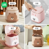 Настольная мусорная банка дома используйте 2025 Новый прикроватный высококачественный высококачественный роскошный общежитие в спальне.