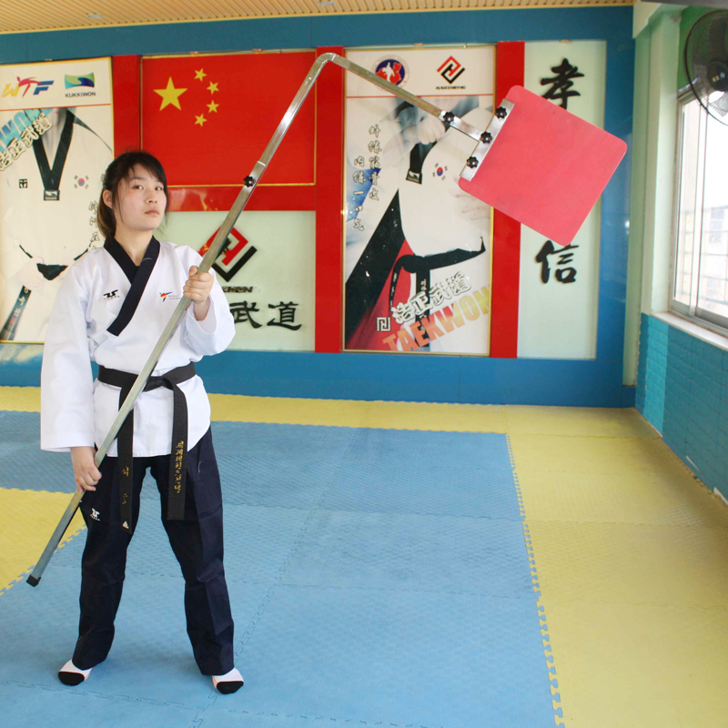 Taekwondo somersault stunt rack performance breaking rack stunt martial arts somersault training rod taekwondo kick high auxiliary rod