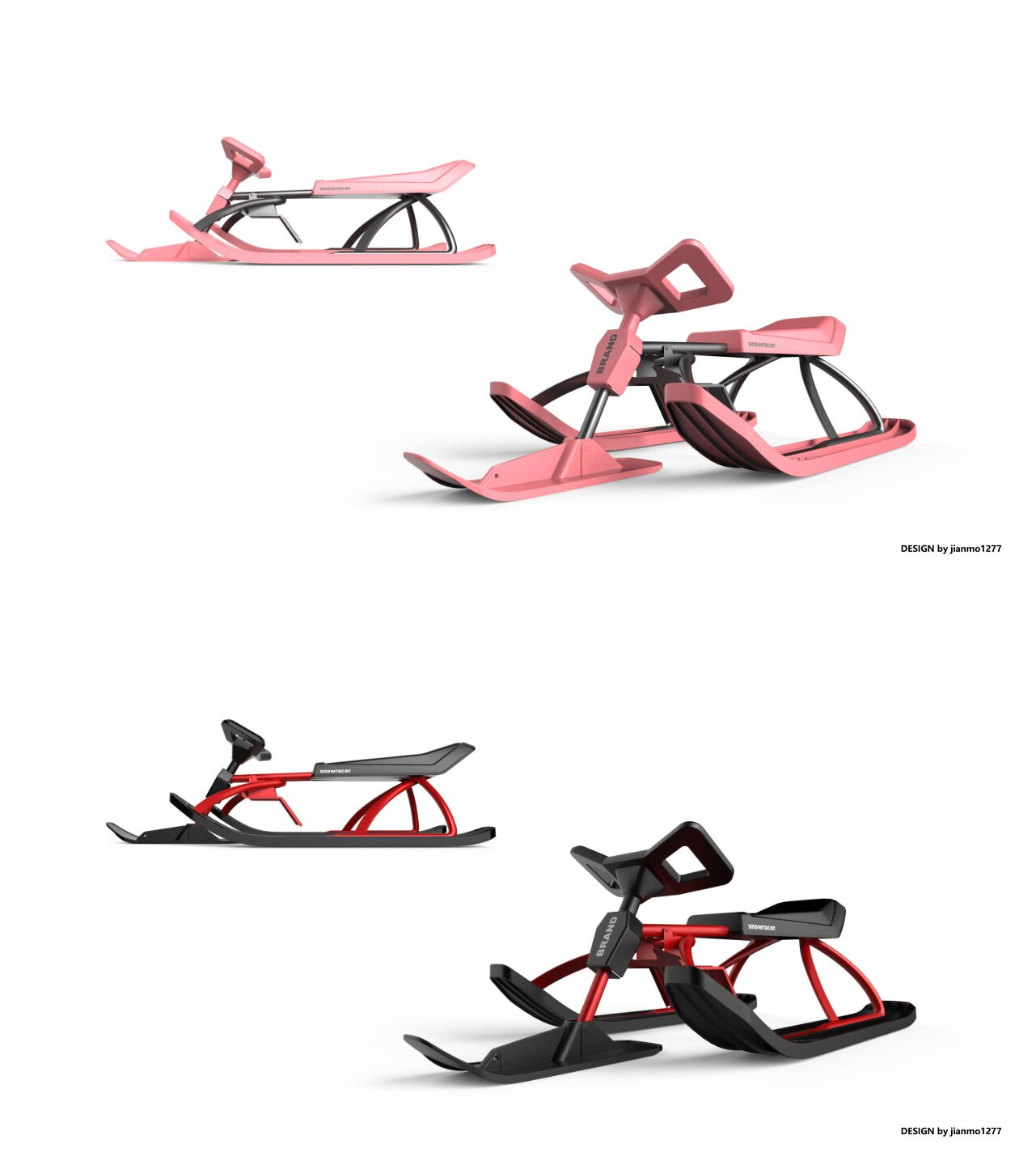 Лыжные доски 滑雪车滑雪板雪地车摩托儿童成人雪橇雪场地助力自由滑冰雪车*