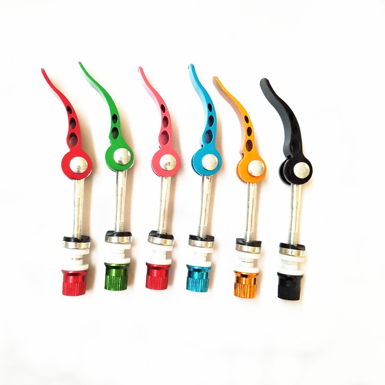 Mountain folding small wheel bicycle seat tube clamp seat rod lock screw quick release saddle pad clamp bicycle accessories