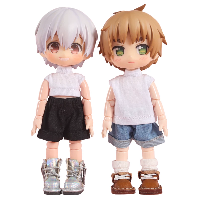 BBSUKI OB11 детская одежда wild T-shirt без рукавов 12 точек одежда для куклы BJD Molly GSC верх для куклы