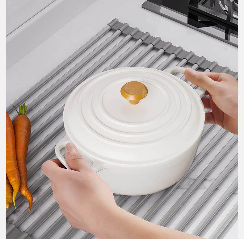 Раковина полка 德国水槽沥水架厨房置物架硅胶可折叠碗盘收纳架沥水篮洗碗池用品