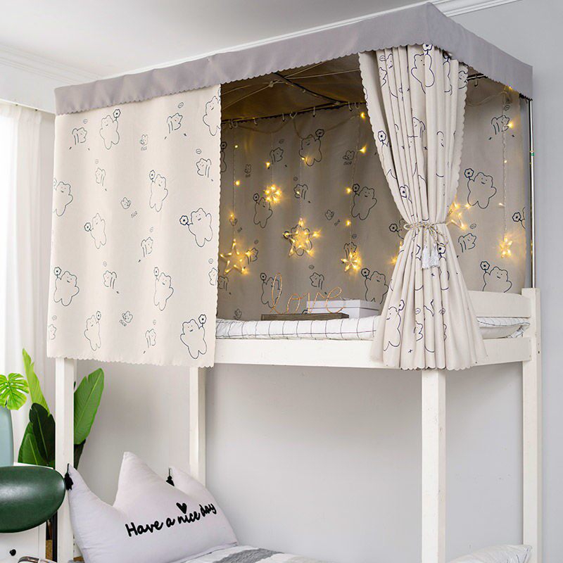 Student dormitory bed curtain strong blackout cloth thick girls' dormitory bottom bunk bunk bunk under the table curtain artifact bed wrap