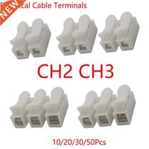 10-50Pcs CH2 CH3 2 Pin 3 Pin Spring Quick Wire Cable Connect
