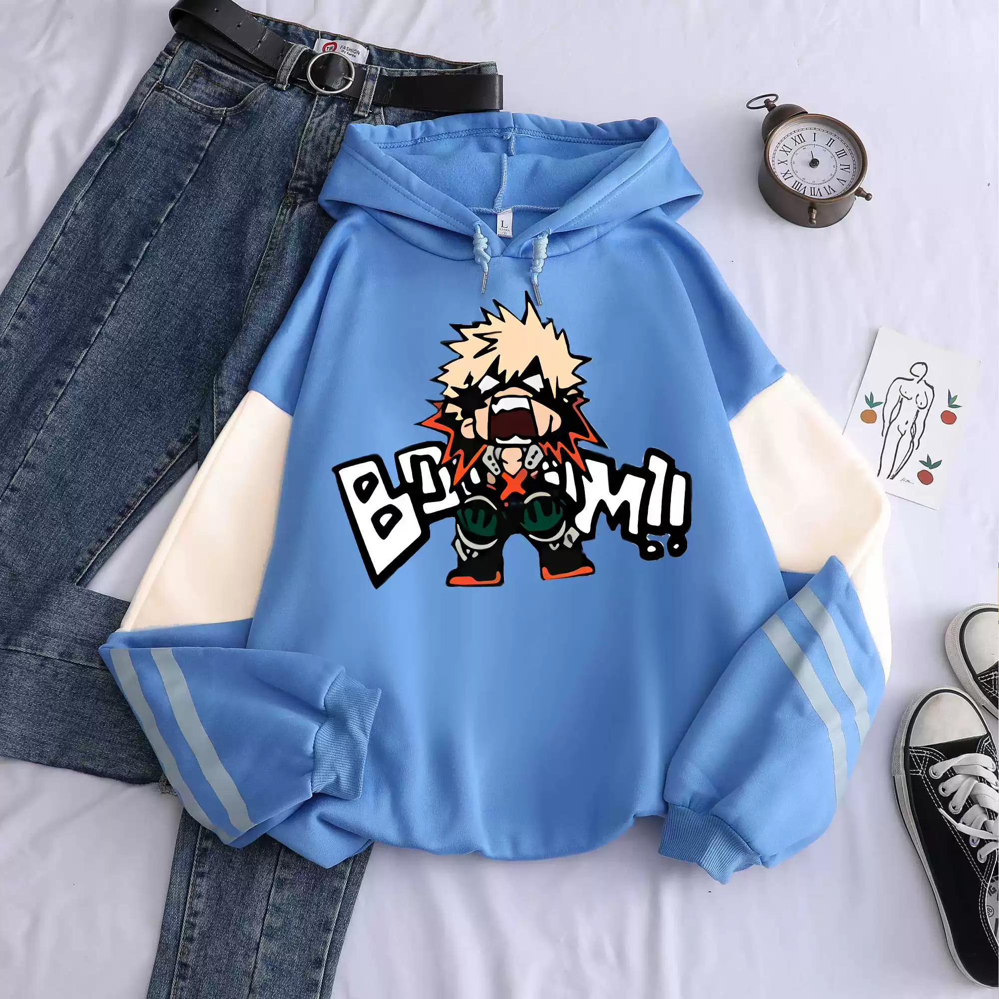 [Аниме Мой герой академия Bakugo Katsuki Принт Мужчины/Женщины]