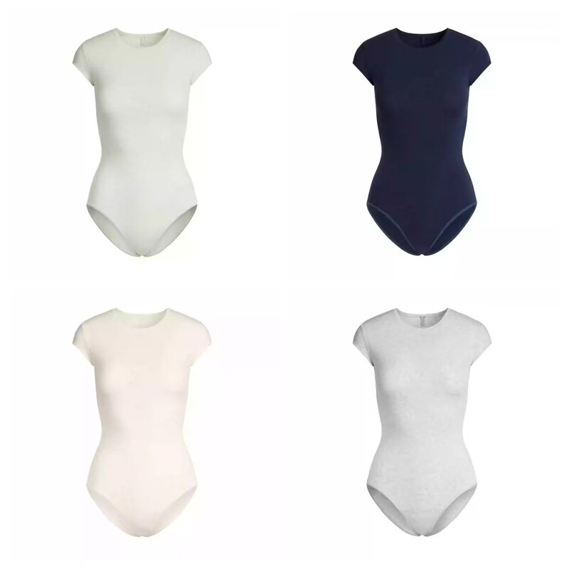 New Skims Cotton Jersey Taysuit Sleeveless Tank Top with Large Round Neck, One-Piece, Clothing and Underwear Kardashian Style New Skims Cotton Jersey Taysuit Sleeveless Tank Top with Large Round Neck, One-Piece, Clothing and Underwear Kardashian Style