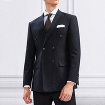 Mens suit suit suit large size casual jacket Korean business dress groom wedding dress double-breasted suit man