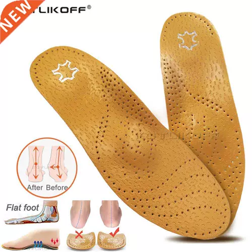 Лучшая стелька для обуви, кожаные ортопедические стельки плоские ноги