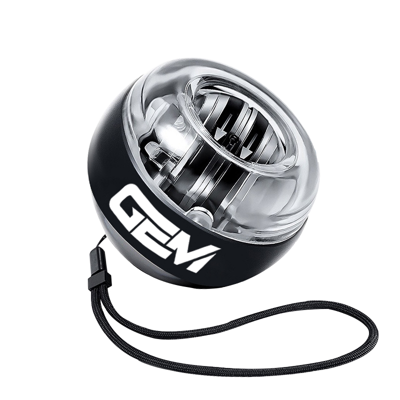  GEM吉明高品質自啟動發光腕力球100公斤男式臂力握力球手腕鍛煉器
