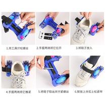 Hot Wheels roller skates Heelys shoes Starry roller skates skateboard shoes drift skates brake wheels portable campus