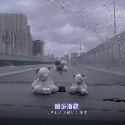 Car Pendulum UPSCALE ON-BOARD PERFUME FRAGRANT LAVENDER CUTE GEOMETRIC BEAR GODDESS'S IN-CAR ACCESSORIES EXPAND SOULDER STONES 