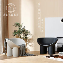 FRP Nordic wind Net red furniture elephant leg bench single chair household commercial small stool soft bag sofa chair