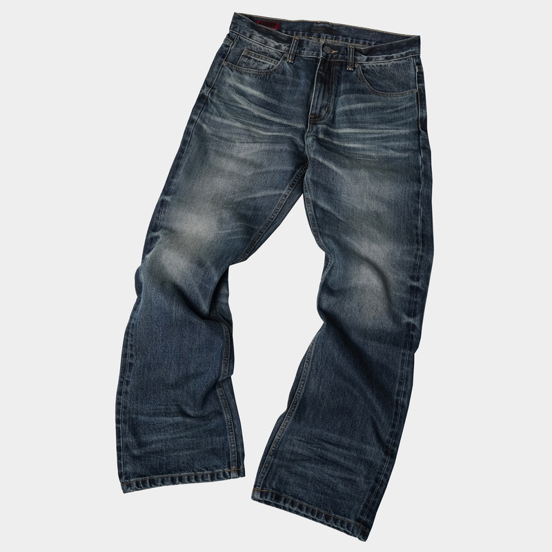 Eodup'Dark Ice' Water God Cow King Series Nevada Washed Cat Whiskers Faded Deep Ice Blue Straight Leg Jeans Eodup'Dark Ice' Water God Cow King Series Nevada Washed Cat Whiskers Faded Deep Ice Blue Straight Leg Jeans